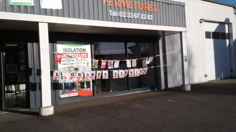 La Grande Lessive 2025 participation Auy Fermetures Argentan