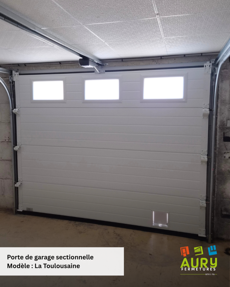 Remplacement d’une porte de garage à Mortrée