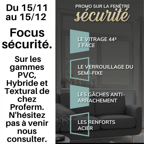 Promo Securité Proferm aury fermetures proferm sécurité